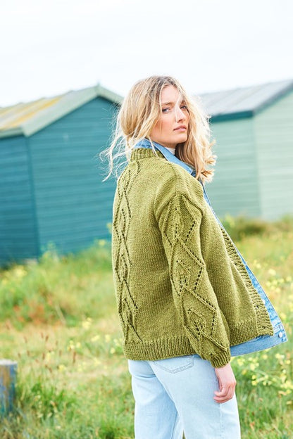 Chunky Lace Cardigan patterns | 9946