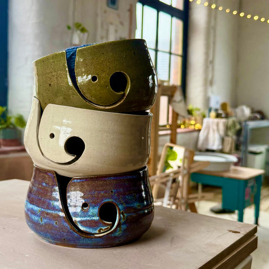 Handmade Ceramic Yarn Bowl | Calico Collective