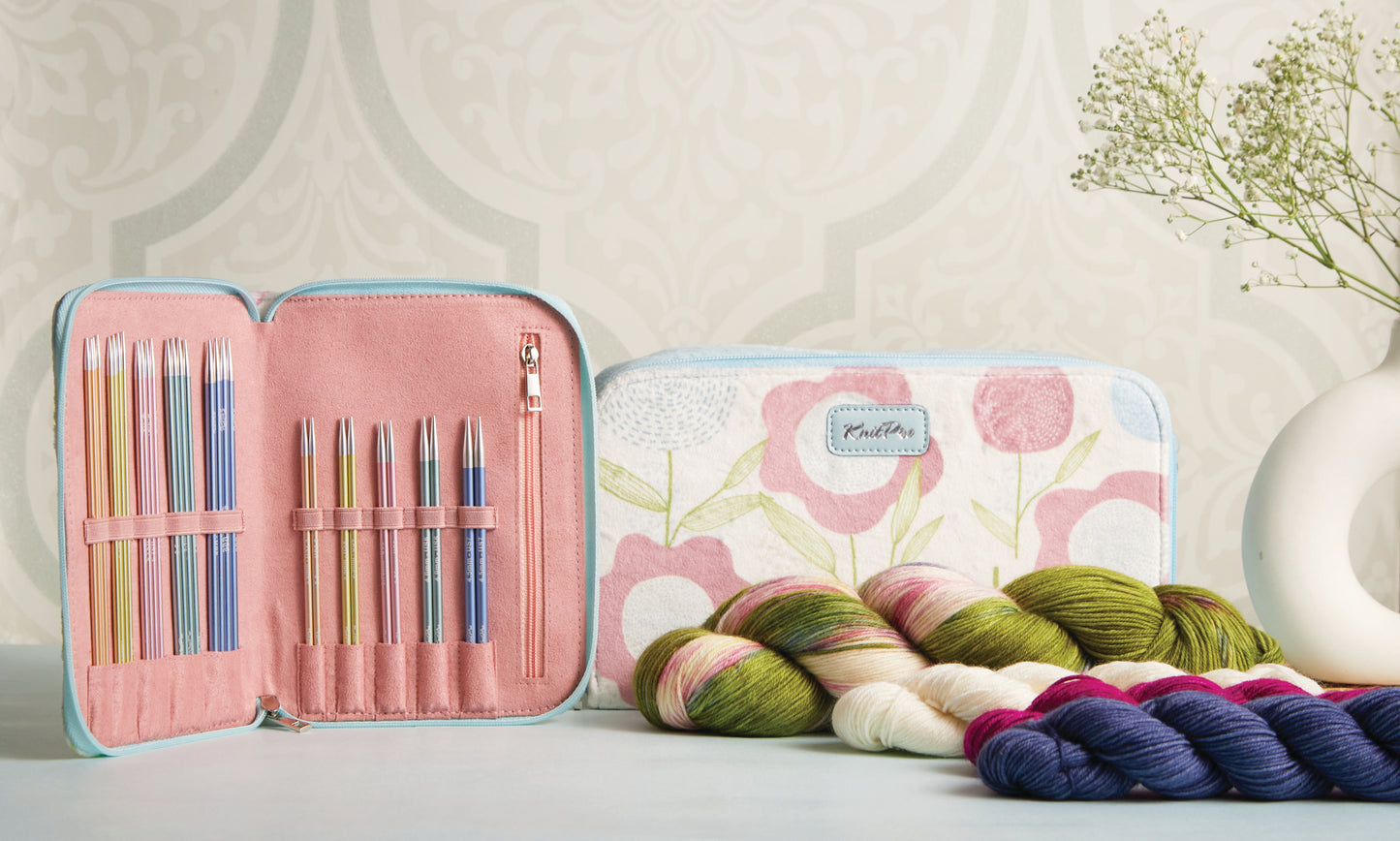 Sweet Affair Interchangable needle and DPN Gift Set from KnitPro
