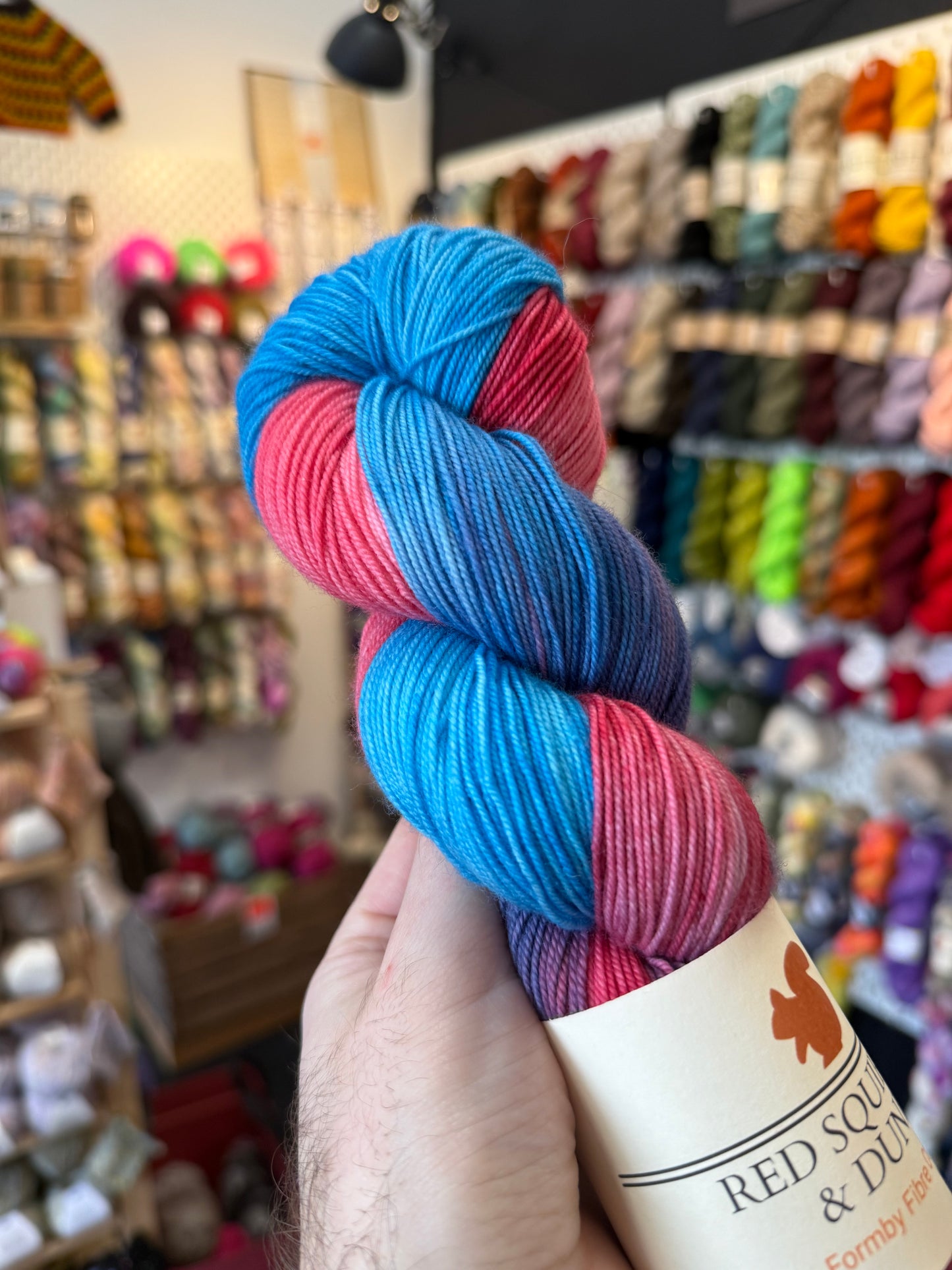 Merino Sock | tropical Orchid