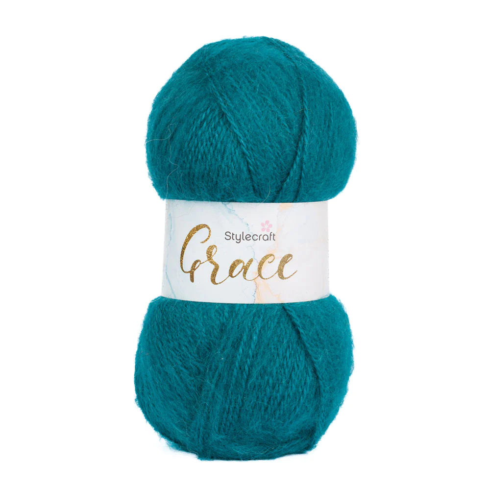 Grace by Stylecraft - Premium Acrylic, Mohair & Wool ARAN