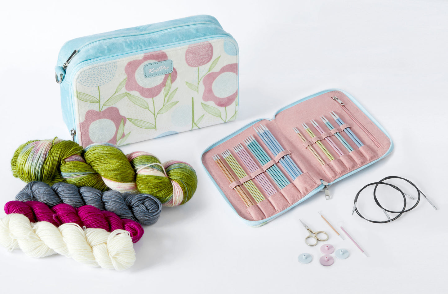 Sweet Affair Interchangable needle and DPN Gift Set from KnitPro