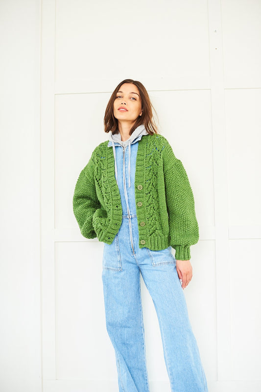 Chunky lace cardigan patterns from Stylecraft | 10108