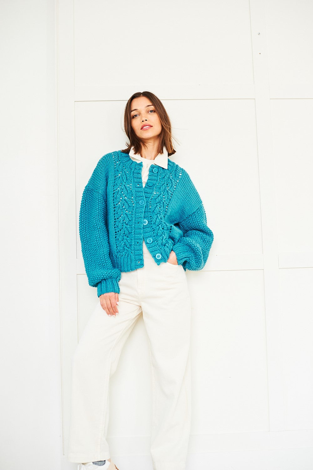 Chunky lace cardigan patterns from Stylecraft | 10108