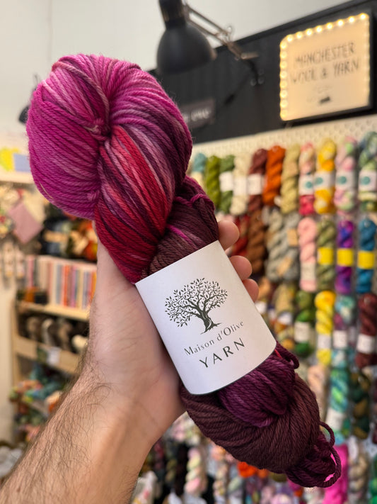 Merino DK from Maison d'Olive | Beetroot 012