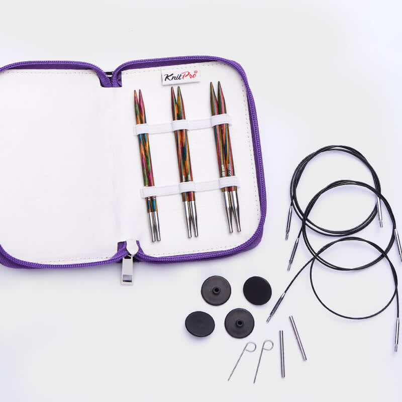 Symfonie Interchangeable starter needle set from KnitPro