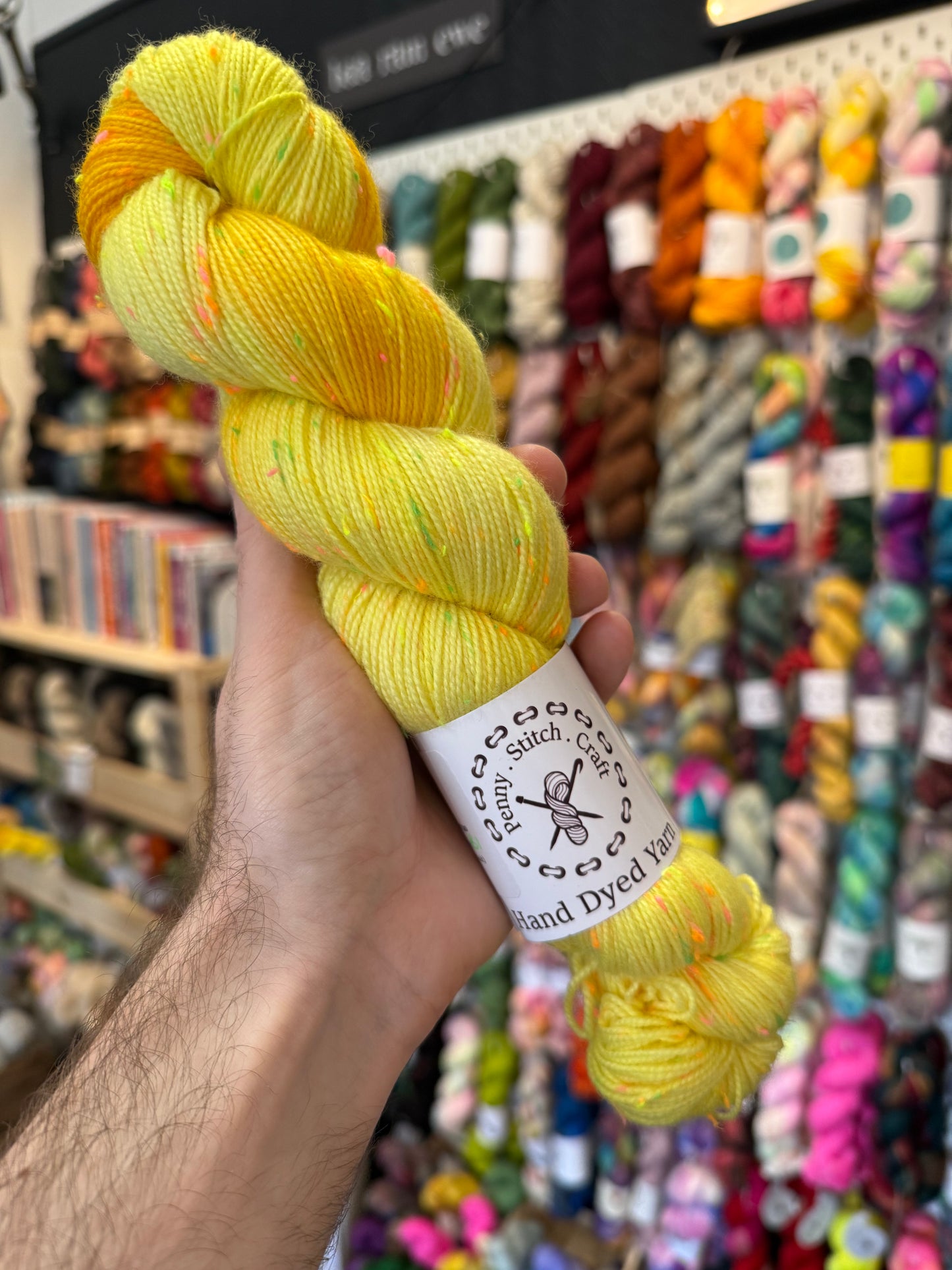 Teef Yellow | Merino 4ply sock yarn