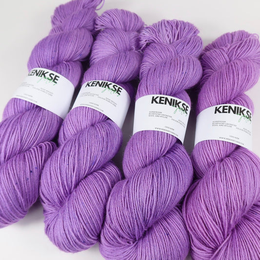 BFL 4PLY from KENIKSE yarns | Purple Hebe