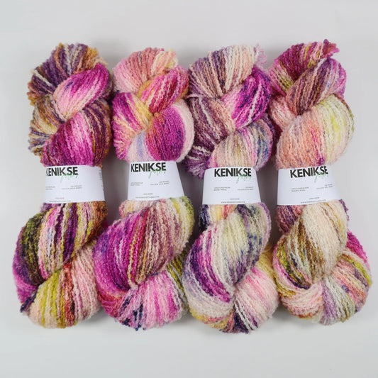Merino DK Boucle from KENIKSE yarns | Wild Berry