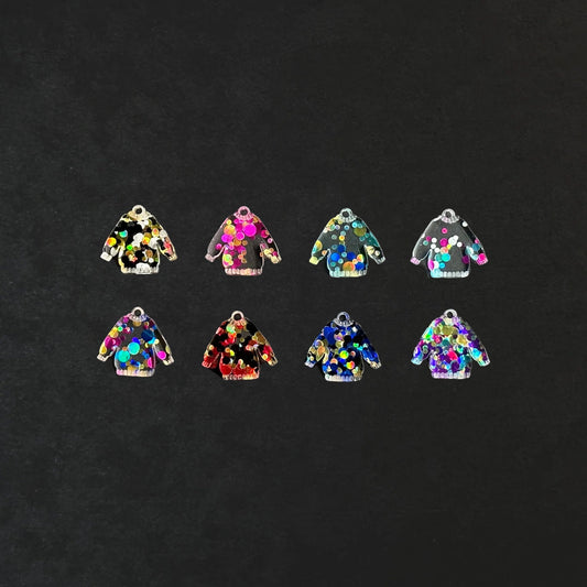 Glitter Sweater Stitch marker set