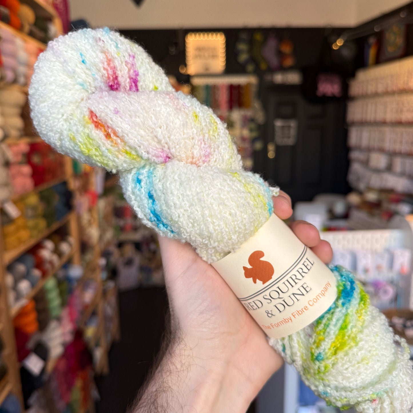 Merino Boucle DK | Ink Splash