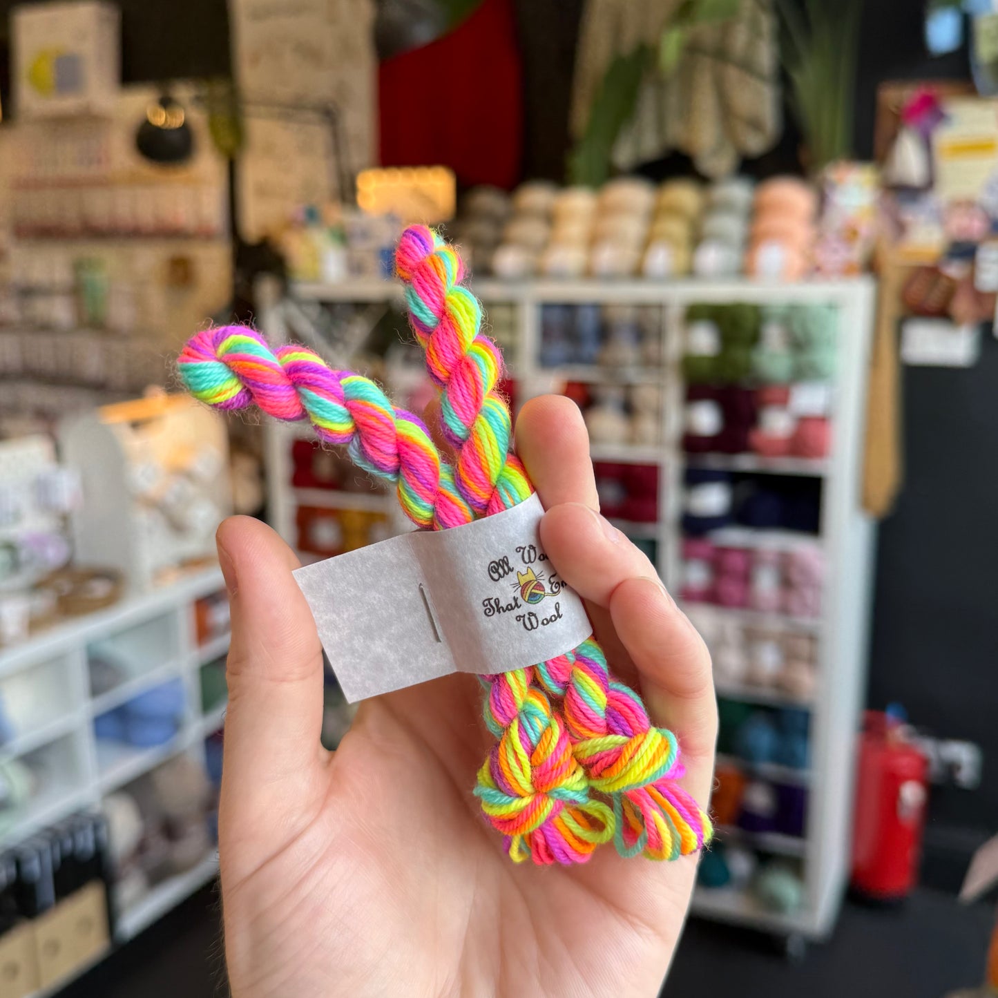 SELF STRIPING RAINBOW MINIS | All wool that ends wool