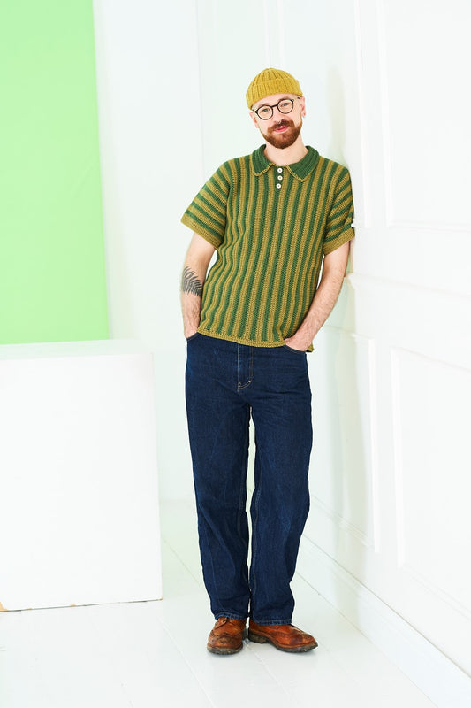 Men’s Crochet Tops pattern | Stylecraft 10227 PDF