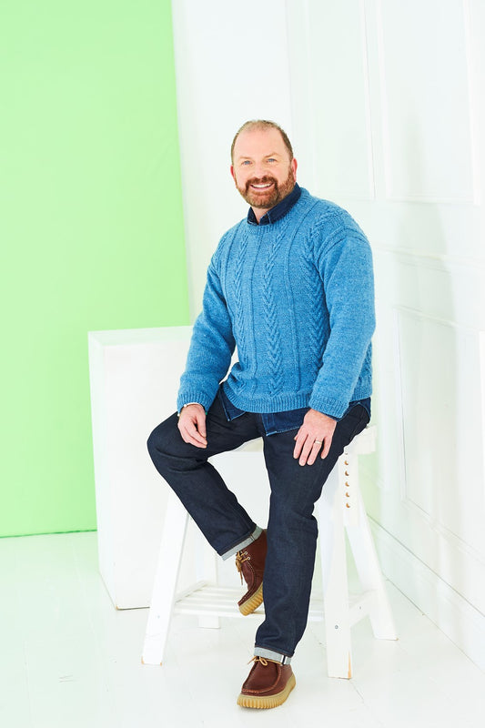 Men’s Sweater Patterns | Stylecraft 10232 PDF