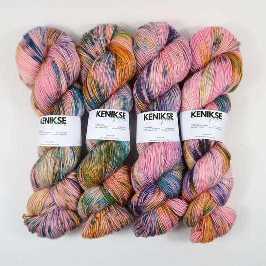 Cranberry | 4PLY BFL Sock