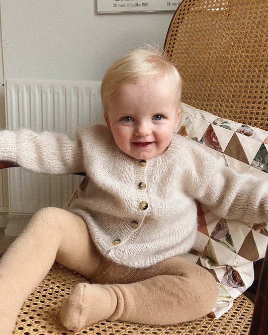Novice Cardigan Mini - Mohair Editon | Petite Knit patterns