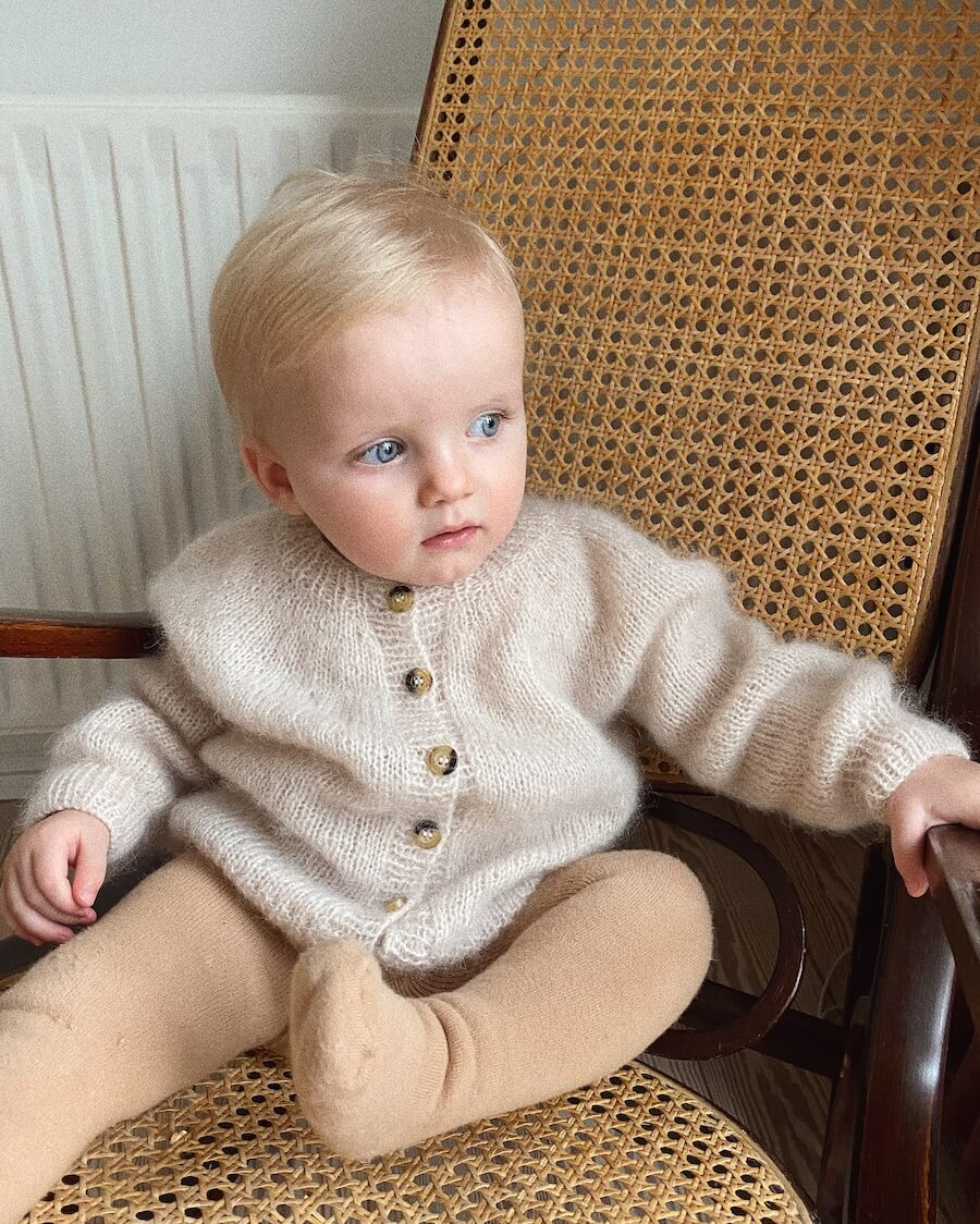 Novice Cardigan Mini - Mohair Editon | Petite Knit patterns