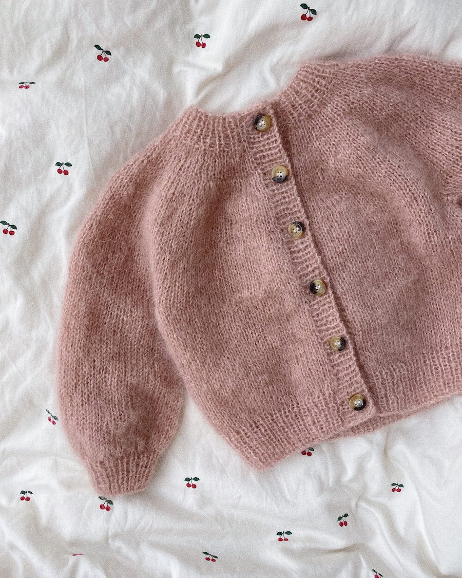 Novice Cardigan Mini - Mohair Editon | Petite Knit patterns