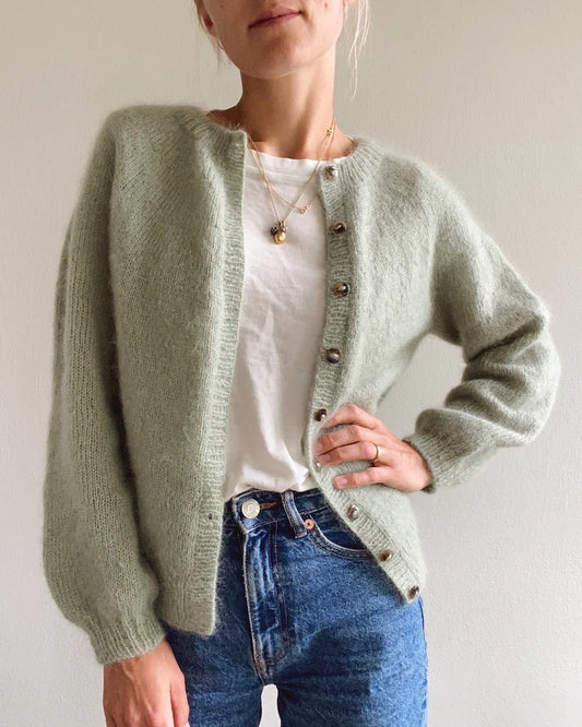 Novice Cardigan - Mohair Edition | Petite Knit patterns