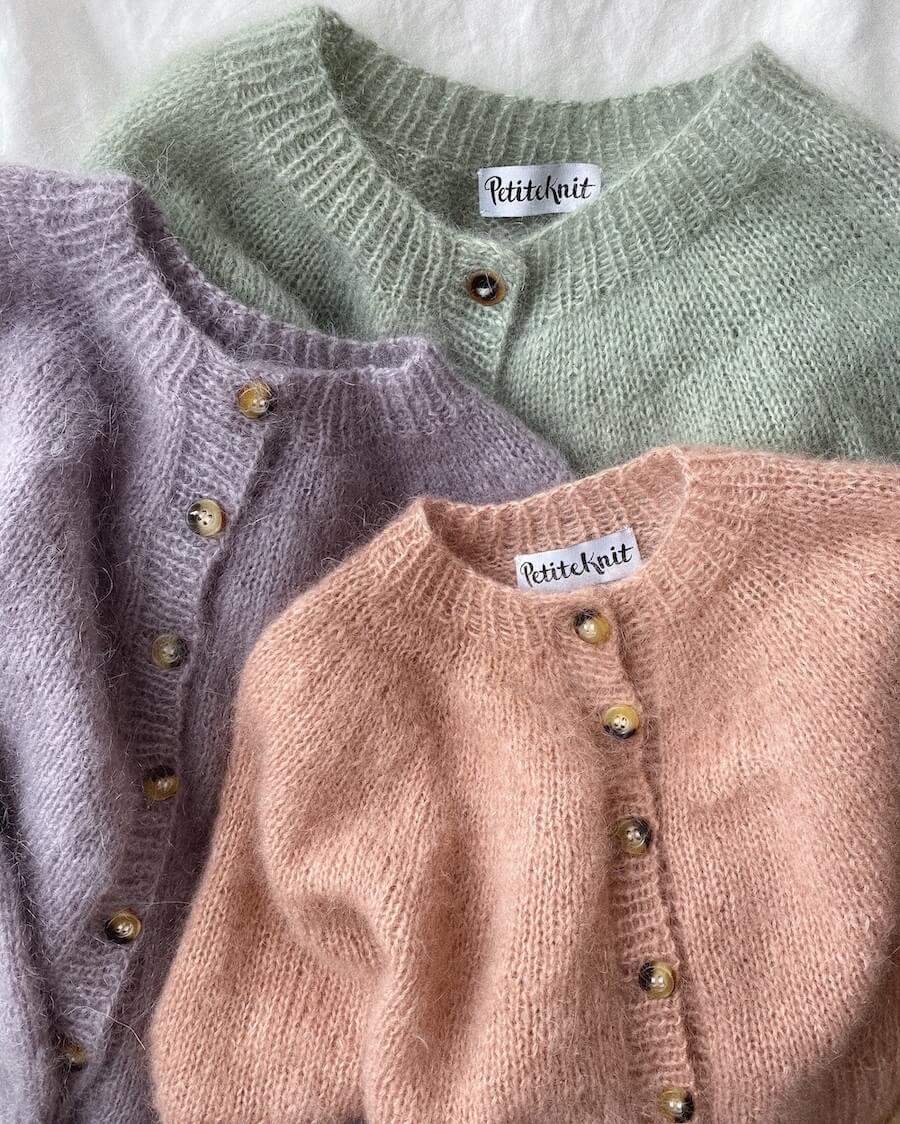 Novice Cardigan - Mohair Edition | Petite Knit patterns