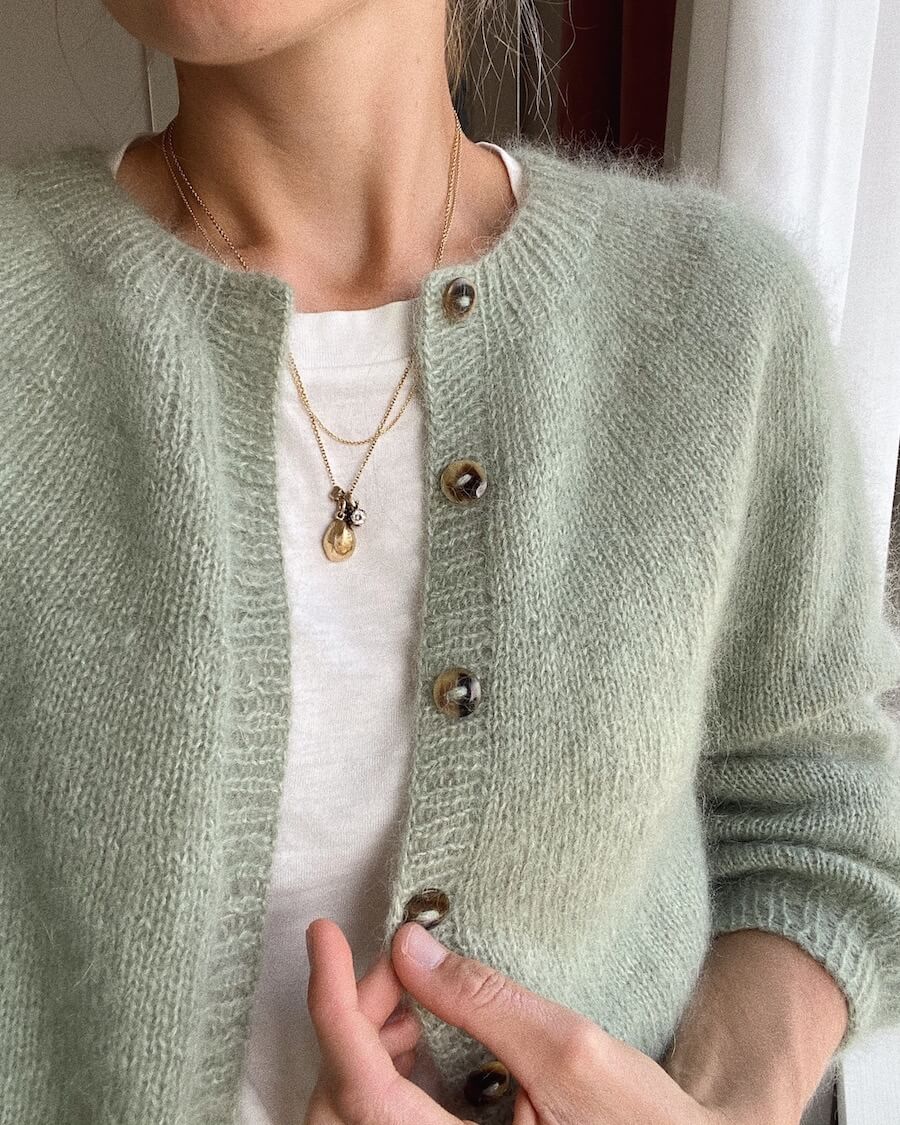 Novice Cardigan - Mohair Edition | Petite Knit patterns
