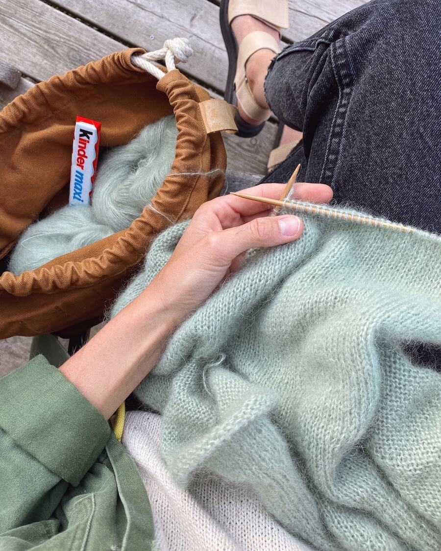 Novice Cardigan - Mohair Edition | Petite Knit patterns