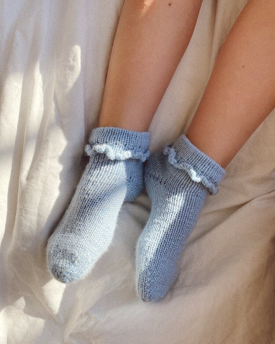 Ruffle Socks Junior | Petite Knit patterns