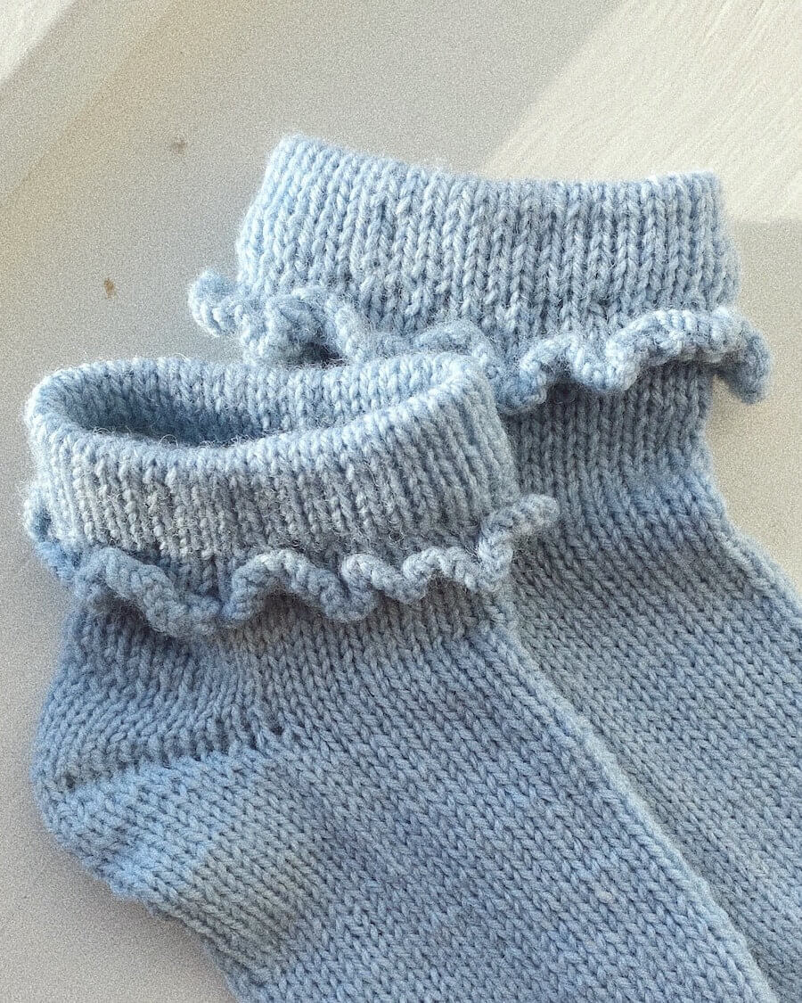 Ruffle Socks Junior | Petite Knit patterns