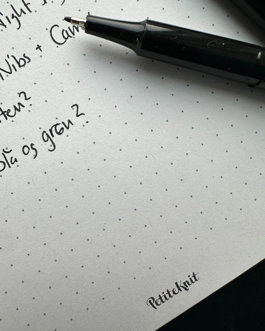 Knitting Notes Journal | Petite Knit