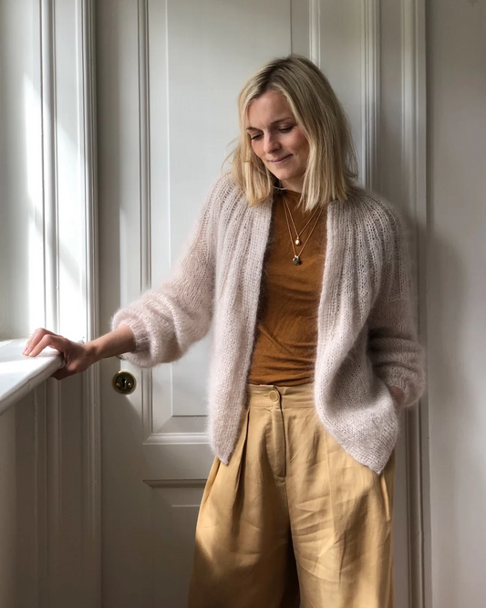 Sunday Cardigan - Mohair edition | Petite Knit patterns