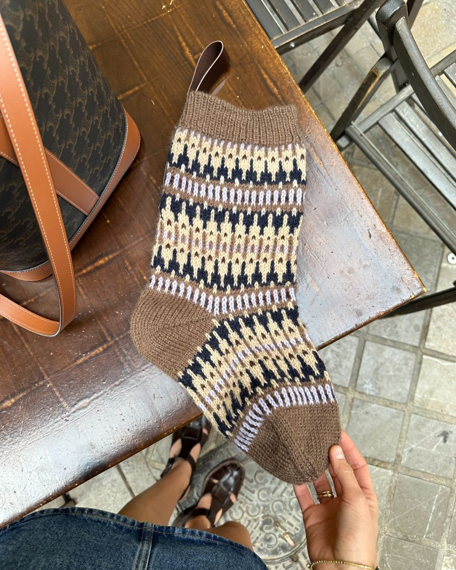 Celeste Christmas Stocking | Petite Knit patterns