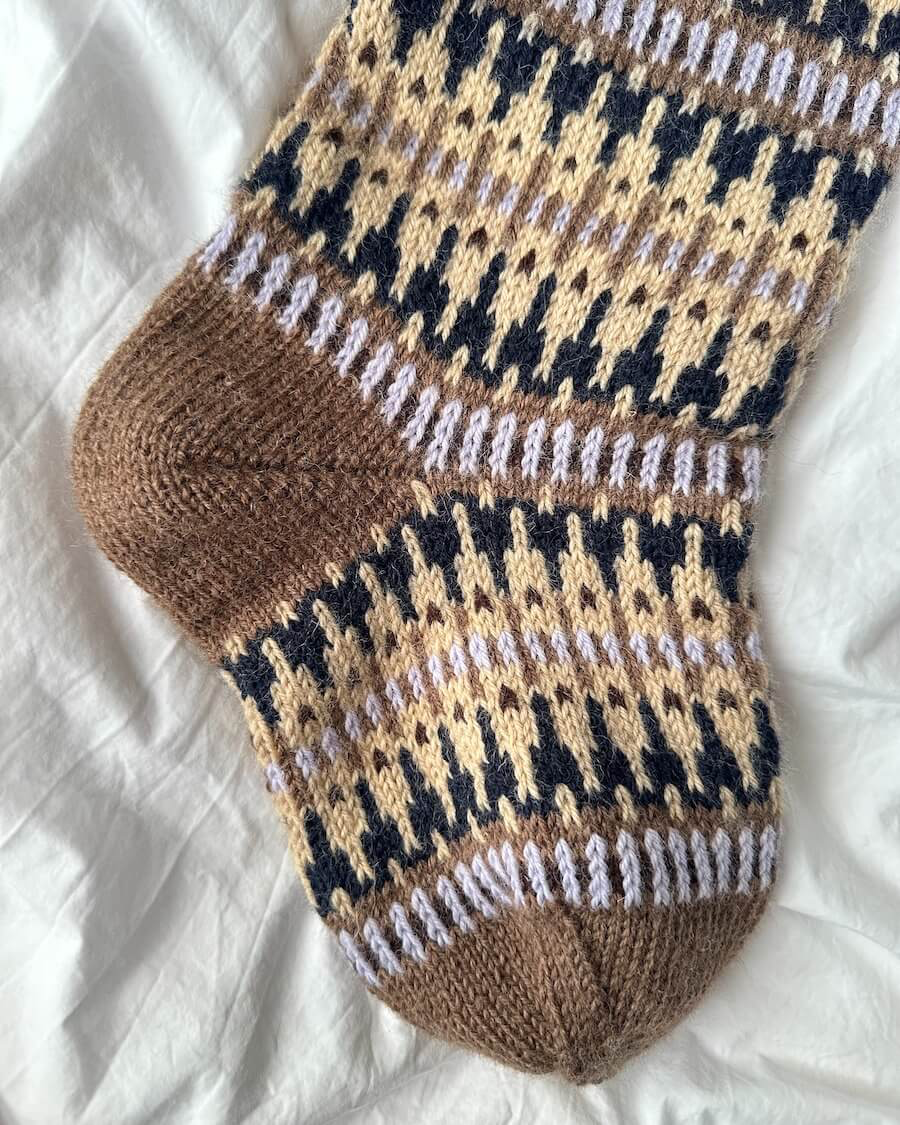 Celeste Christmas Stocking | Petite Knit patterns