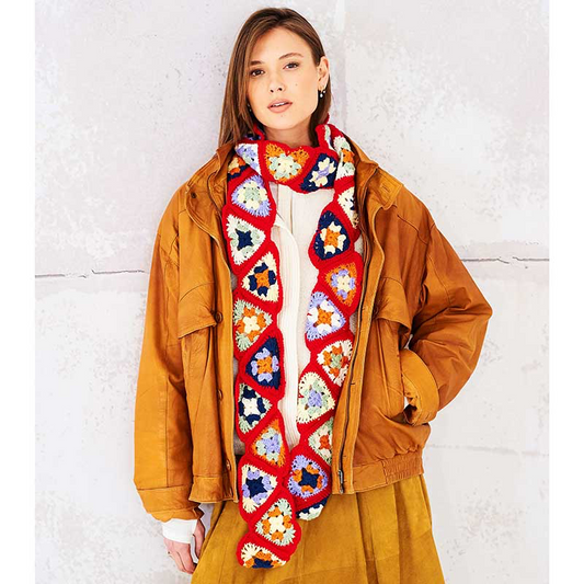 The Granny Heart Scarf Make Along KIT in Stylecraft SPECIAL DK