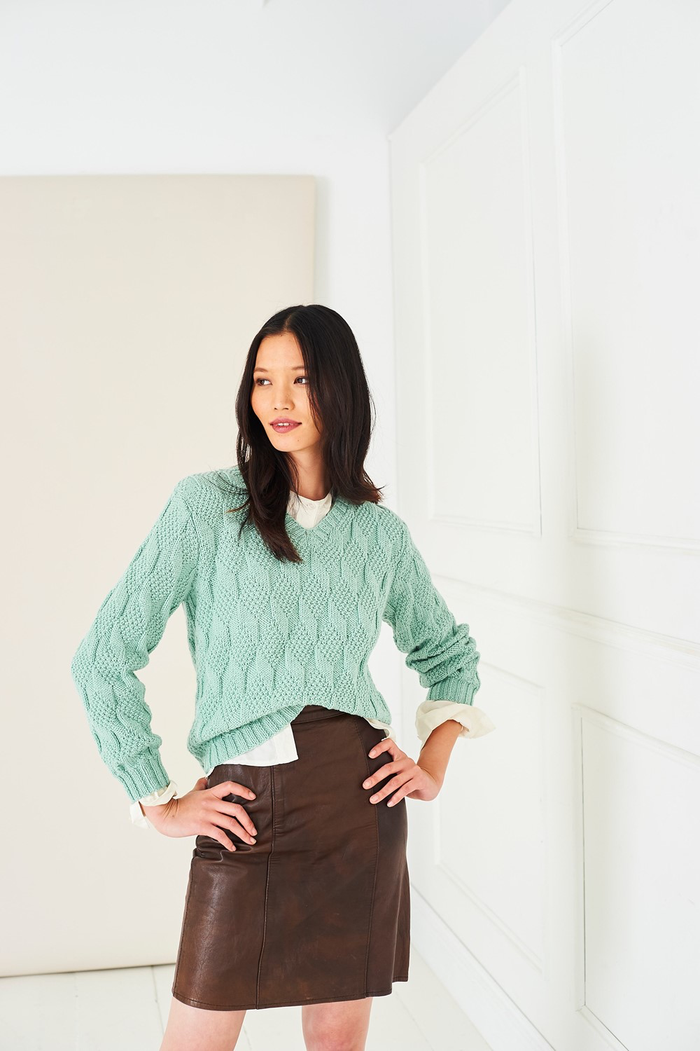 Stylecraft Pattern 10282 - Textured Sweater, Top & Scarf