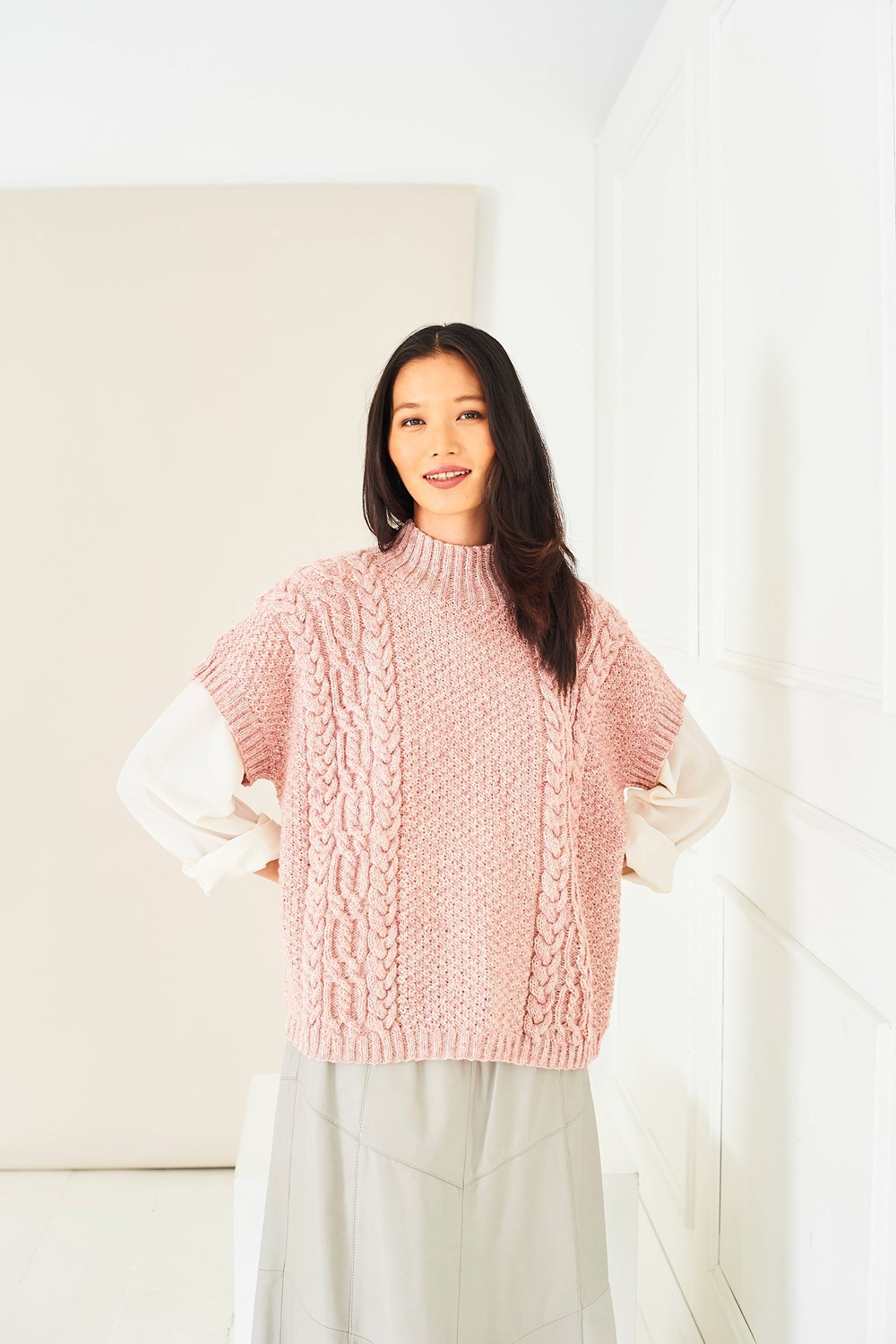 Stylecraft Pattern 10284 - Cable & Texture Sweater & Tank