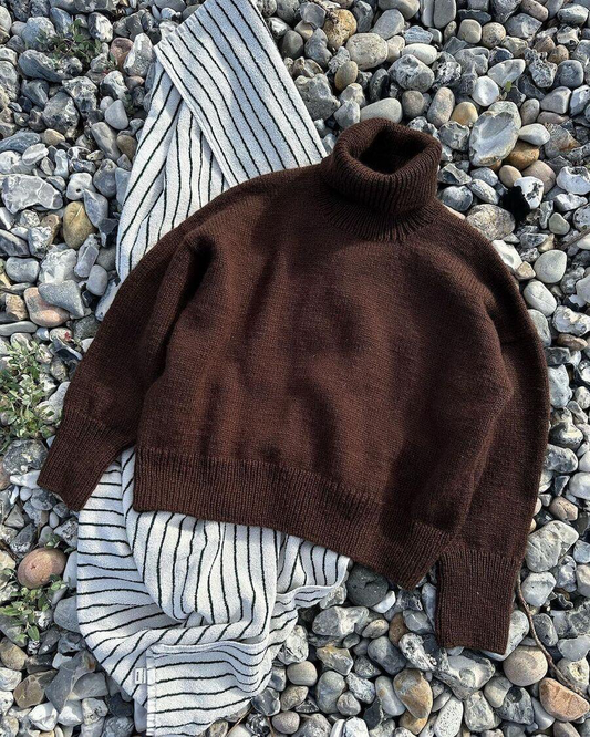 The Chestnut Sweater  | Petite Knit patterns
