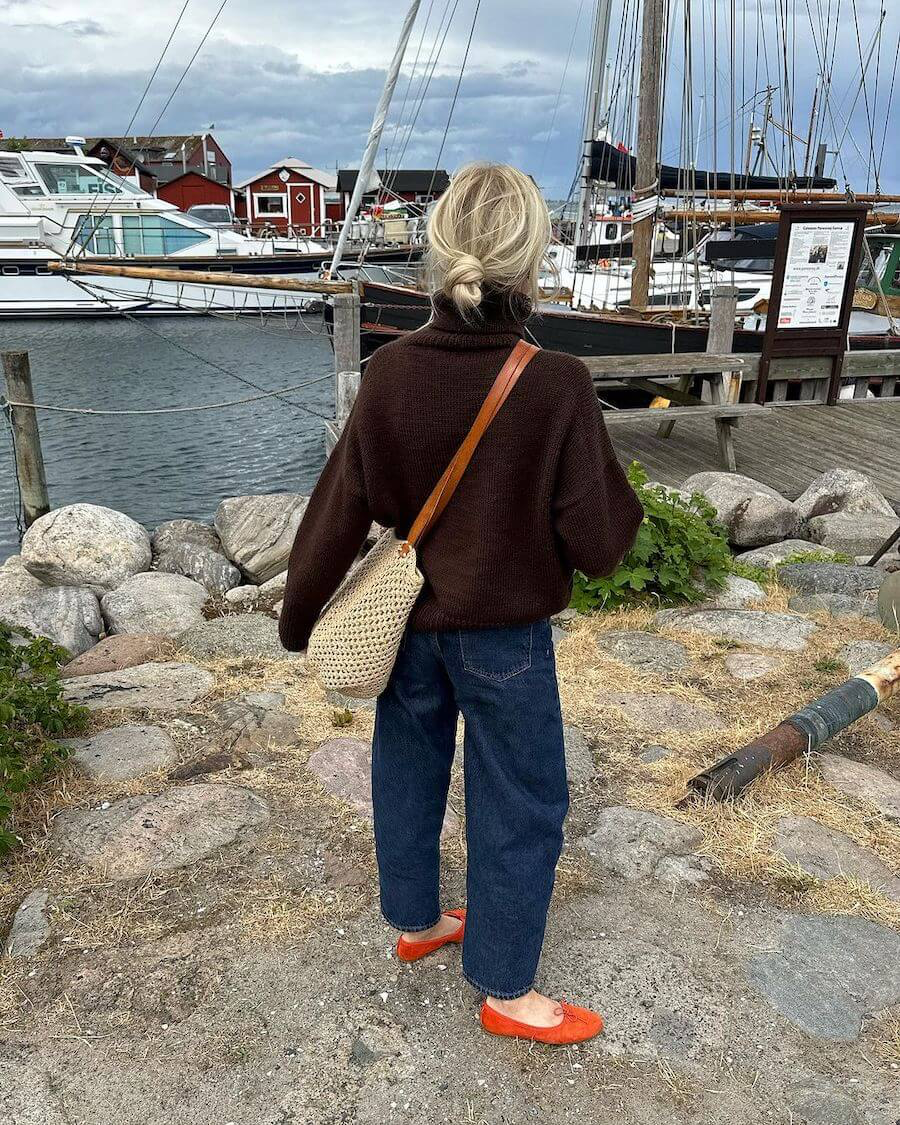 The Chestnut Sweater  | Petite Knit patterns