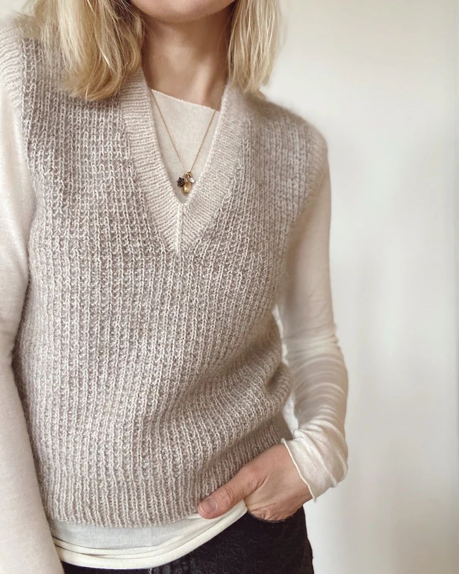 Friday Slipover V-neck | Petite Knit patterns