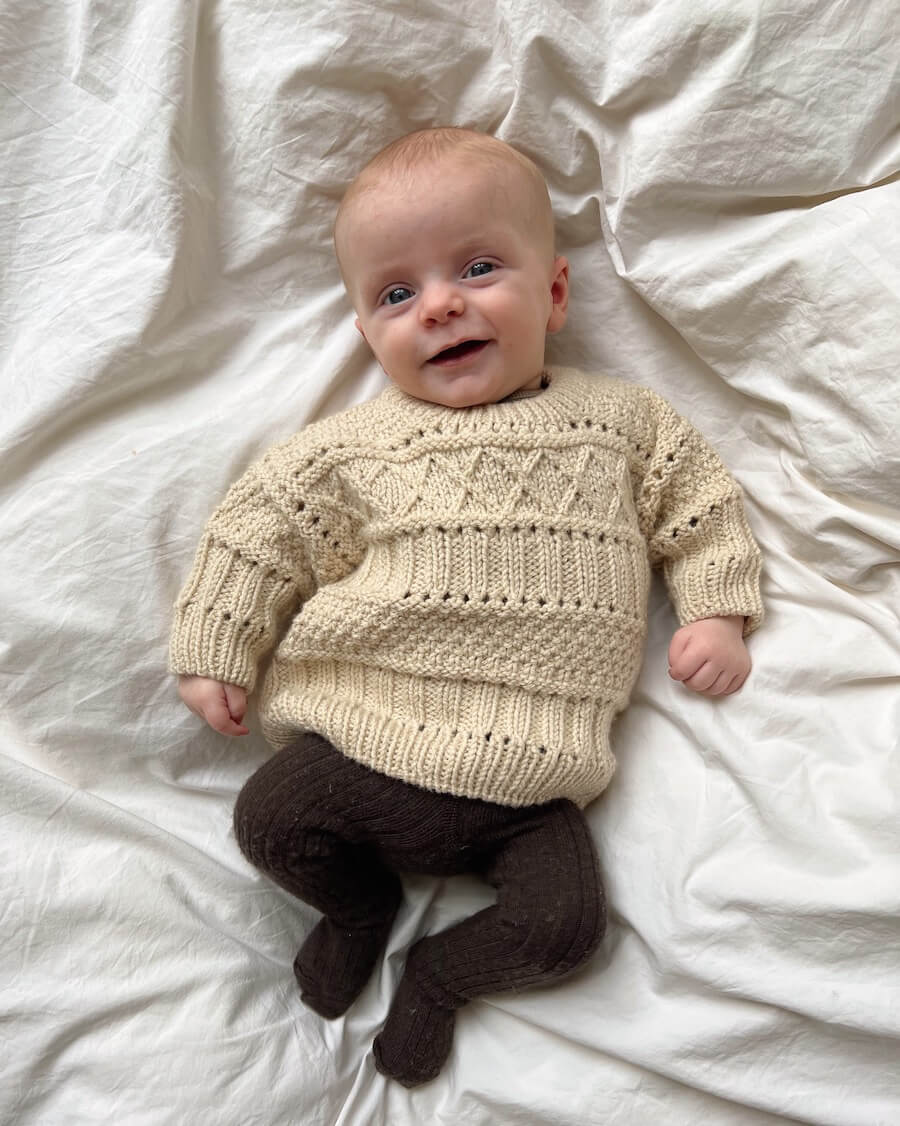 Ingrid Sweater Baby | Petite Knit patterns