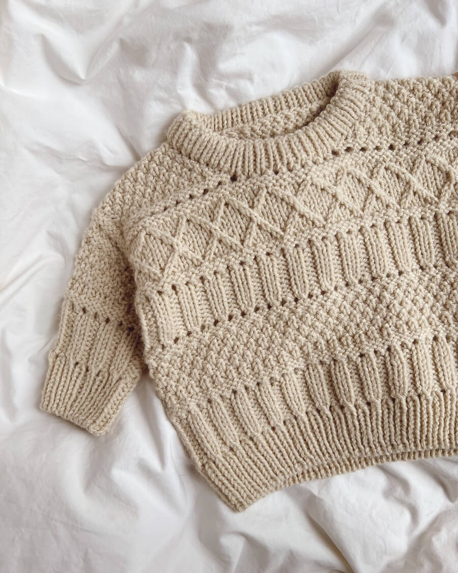 Ingrid Sweater Baby | Petite Knit patterns