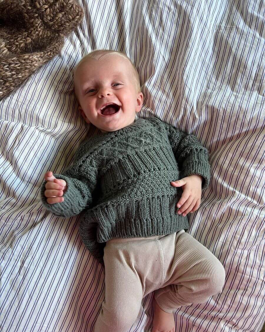 Ingrid Sweater Baby | Petite Knit patterns