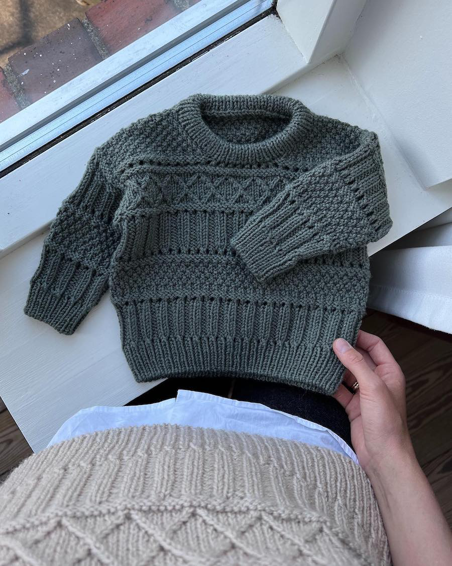 Ingrid Sweater Baby | Petite Knit patterns