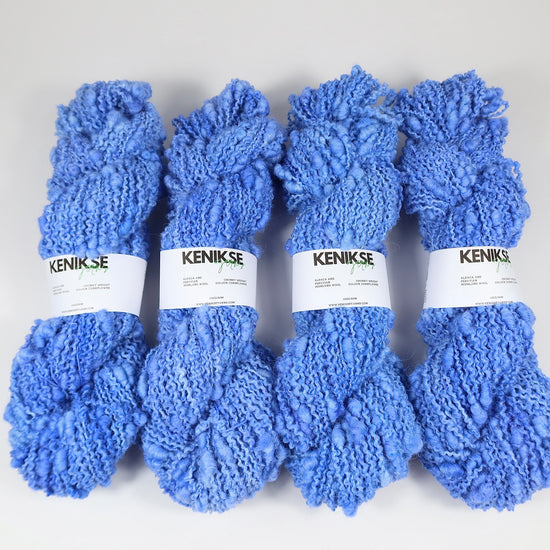 Chunky Alpaca x Highland Wool SLUB | Cornflower