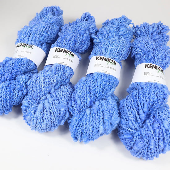 Chunky Alpaca x Highland Wool SLUB | Cornflower