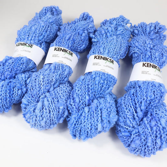 Chunky Alpaca x Highland Wool SLUB | Cornflower