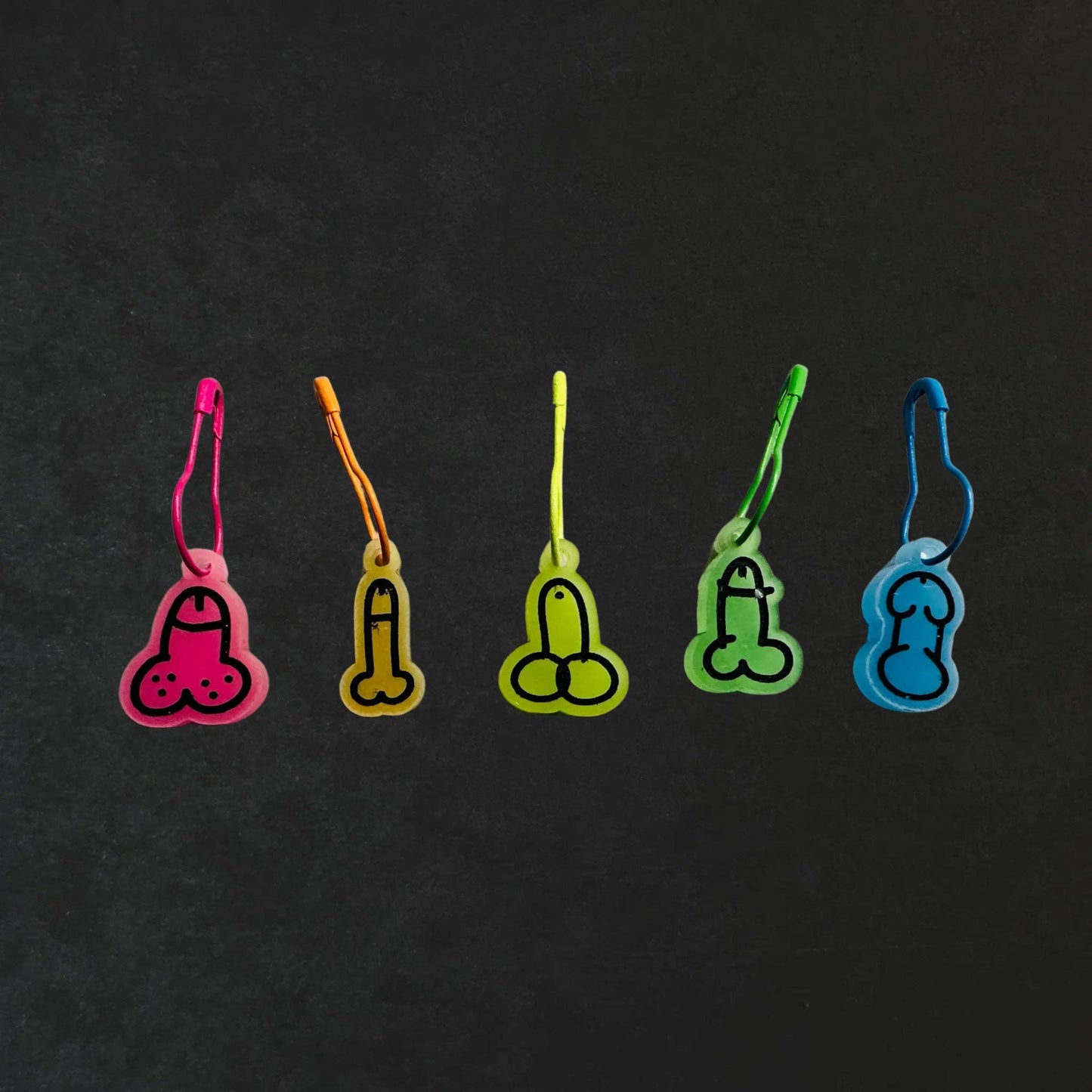 Glow Knob Stitch Markers