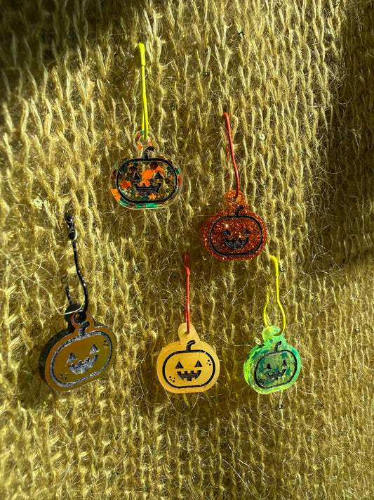 Pumpkin Stitch Markers