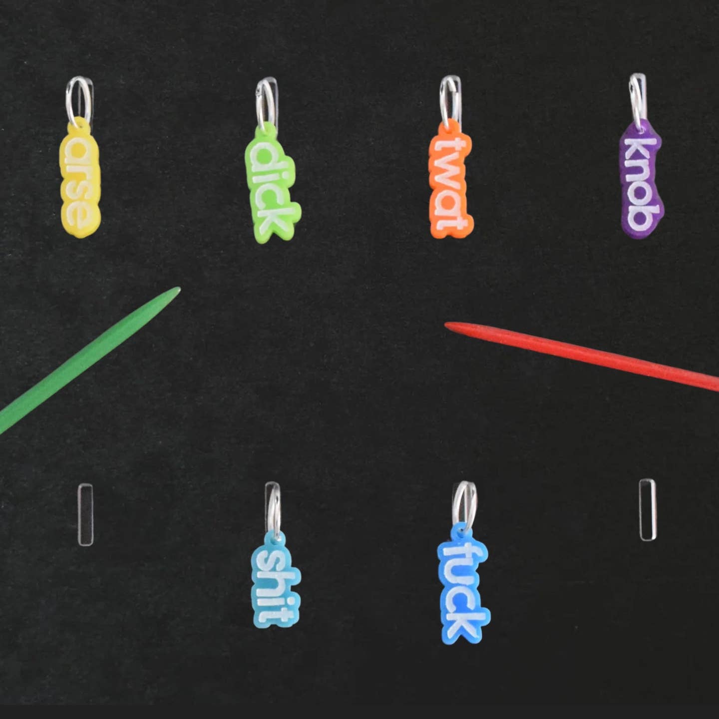 Sweary Stitch Markers
