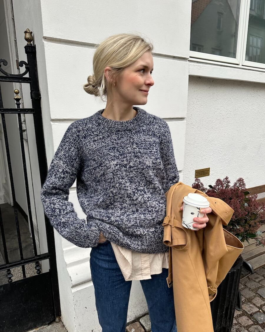 Melange Sweater | Petite Knit patterns
