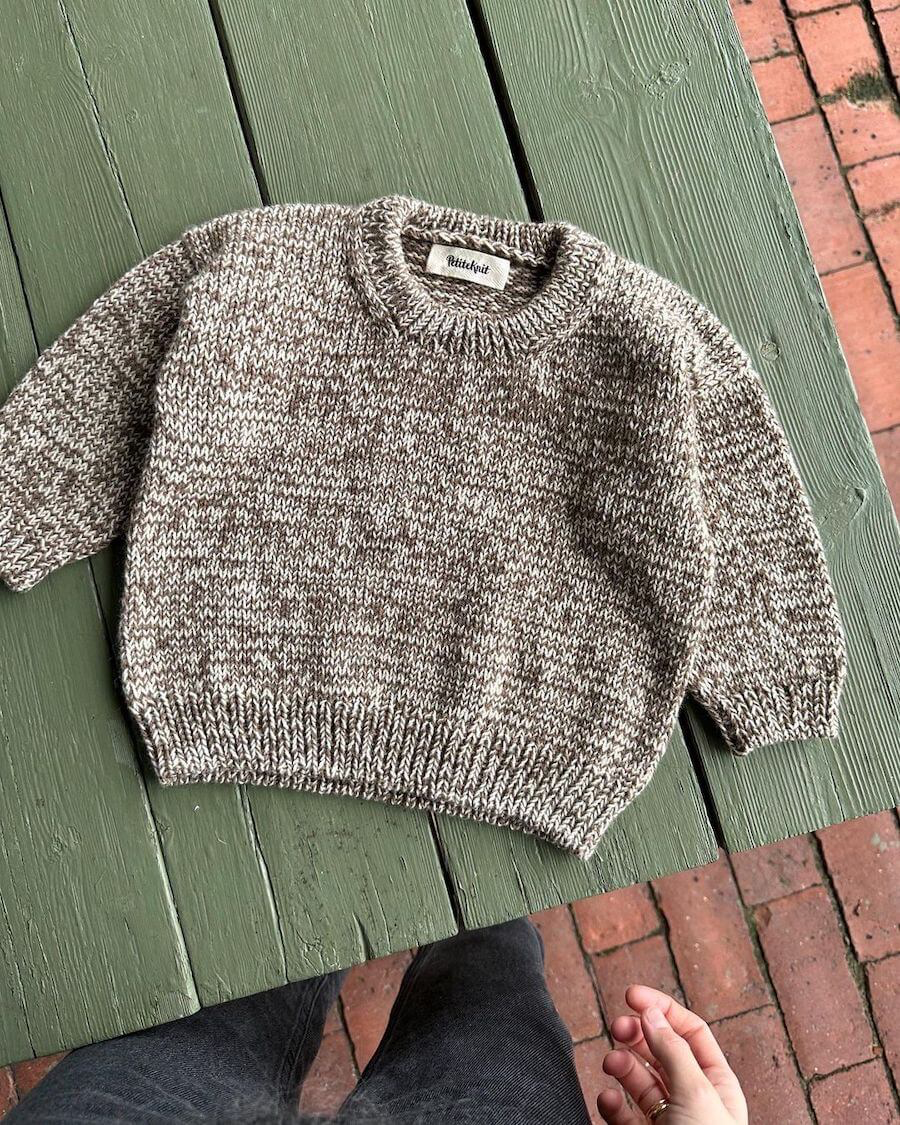 Melange Sweater Baby | Petite Knit patterns